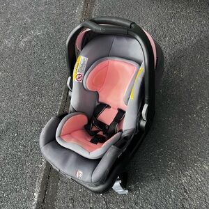 Infant Car Seat - Pink and Gray